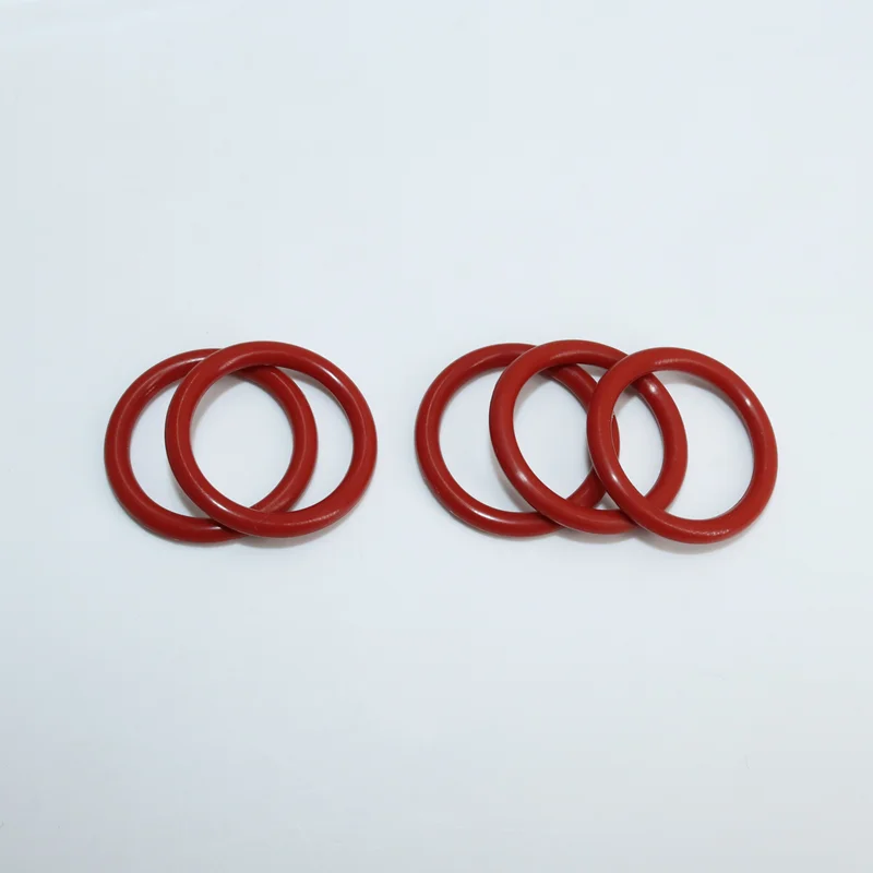 High-Temperature Oil-Resistant Red Silicone O-Ring Seal Washer