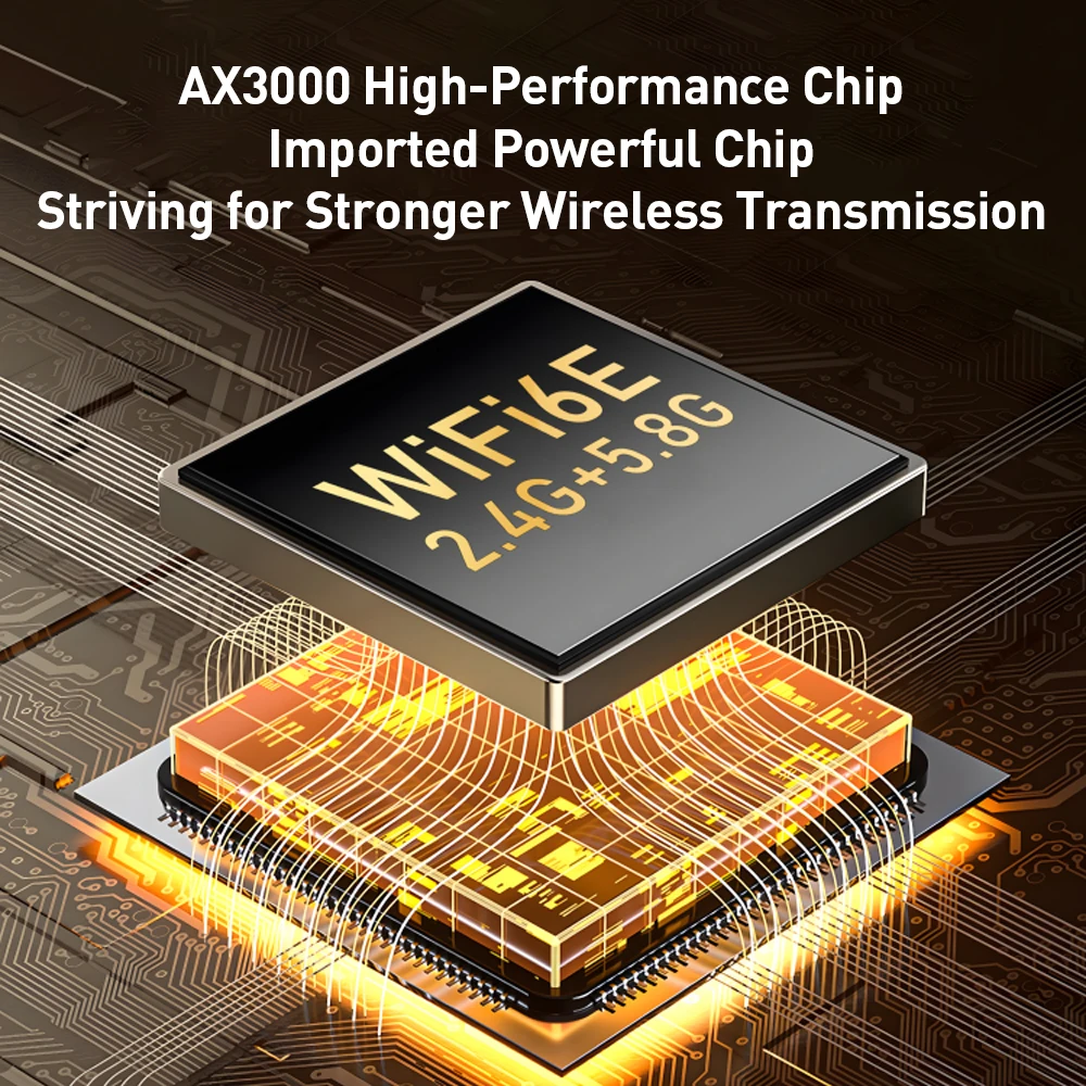 WALRAM WiFi 6E 무선 네트워크 카드 AX3000 USB 3.0 WiFi 어댑터 2.4G/5GHz 듀얼 밴드 리시버 동글 윈도우10/11 드라이버 프리