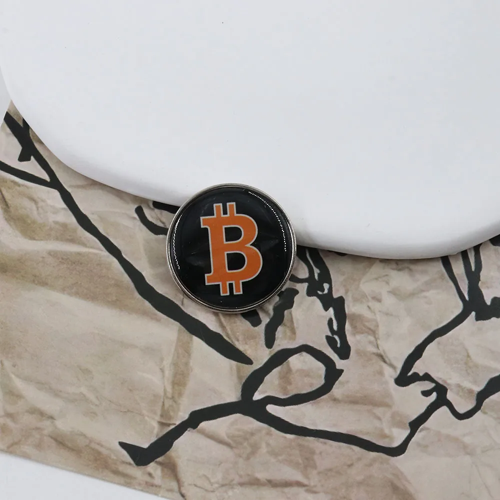 Bitcoin Sign Art Enamel Pin Badge Brooch For Trendy Women Men Jewelry  Fashion Jewelry Backpack Accessory Gifts - AliExpress