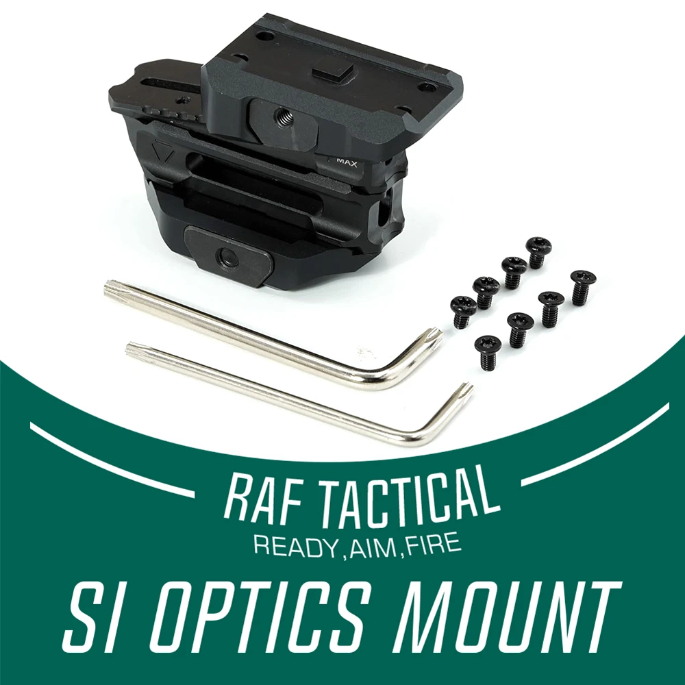 

SPECPRECISION SI Variable Optic Mount with Original Footprint For AP 1X22mm Red Dot Sight 1/3 co-witness to a maximum of 1.93