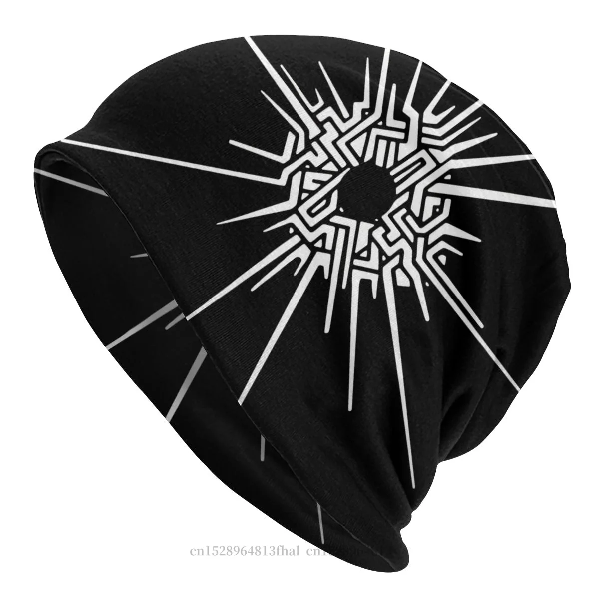 

Eye Of The Universe Symbol Bonnet Homme Winter Skullies Beanies Hat Art For Men Women Creative Fabric Hats