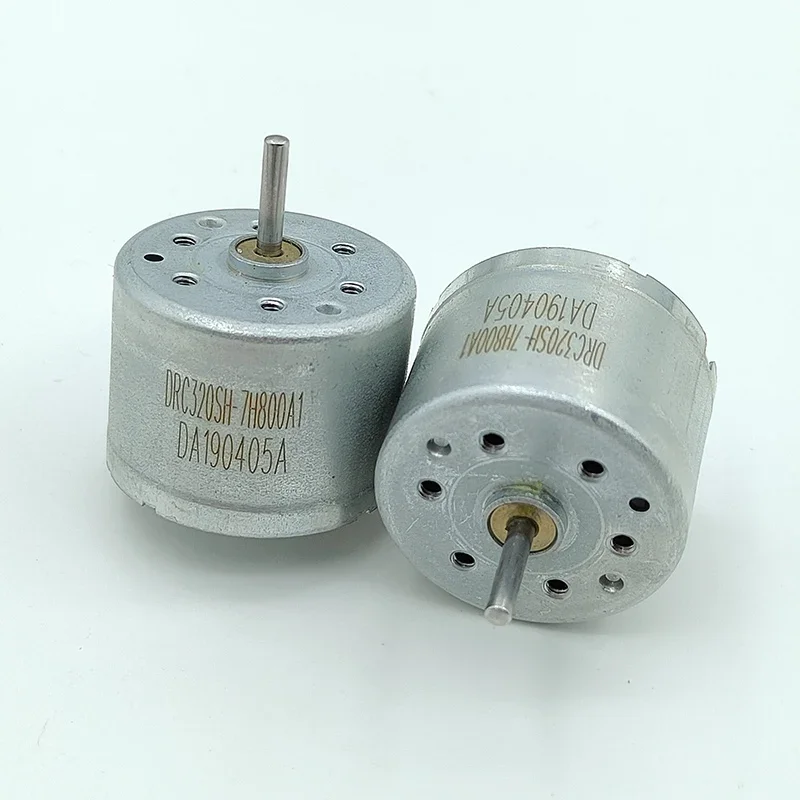 Description Picture 3 of itemRC320SH RF-320CH Mini 24mm Electric Motor DC 6V 12V 15V 18V 24V 9500RPM Micro Mute Round Spindle Motor DIY Hobby Toy Sweeper