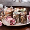 1Roll 2M Scene Scenography Handbook Material Circular Adhesives Round Stickers Tapes 60mm*2m PET Tape Life Corner Series 3