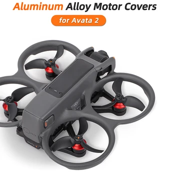 DJI Avata 2 용 알루미늄 엔진 캡, 방진 보호 모터 커버 가드 Avata2 드론 쿼드콥터 액세서리