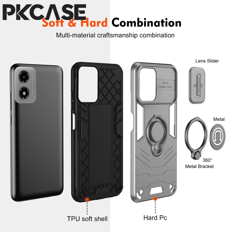 Shockproof Magnetic Stand Case for Motorola Devices - PKCASE