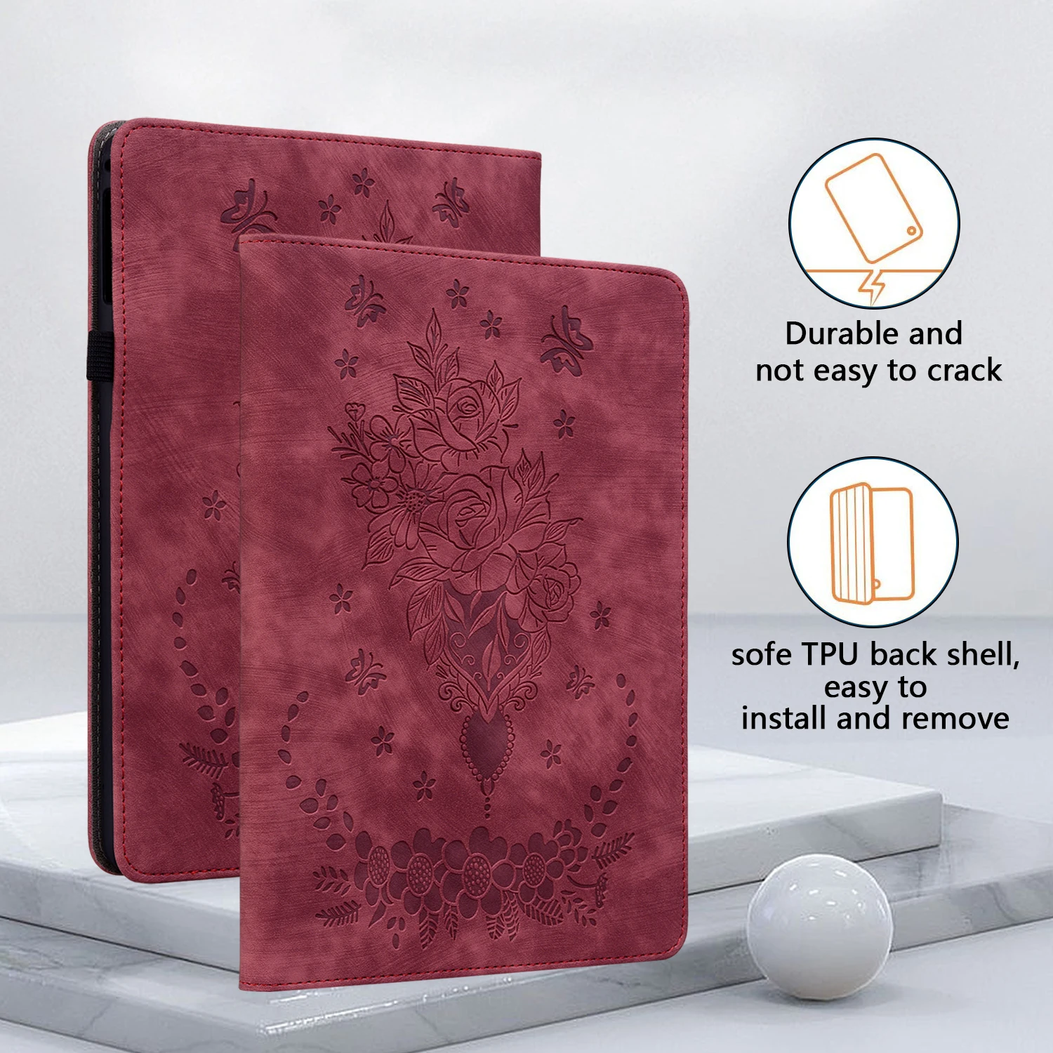 Rose Flower Protective Case