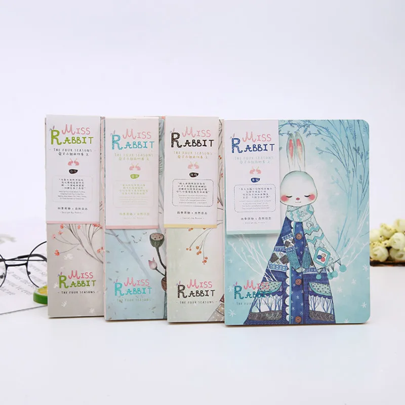 

Эта красивая книга, Новый Блокнот Miss Rabbit four hand book 2023. Подарочные канцелярские товары