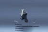 New RC-2 CNC Aluminum Alloy Antenna Bracket ICOM Aikemu IC-705 Shortwave Radio Dedicated Compatible Adapted for ARK-705 Shield 6