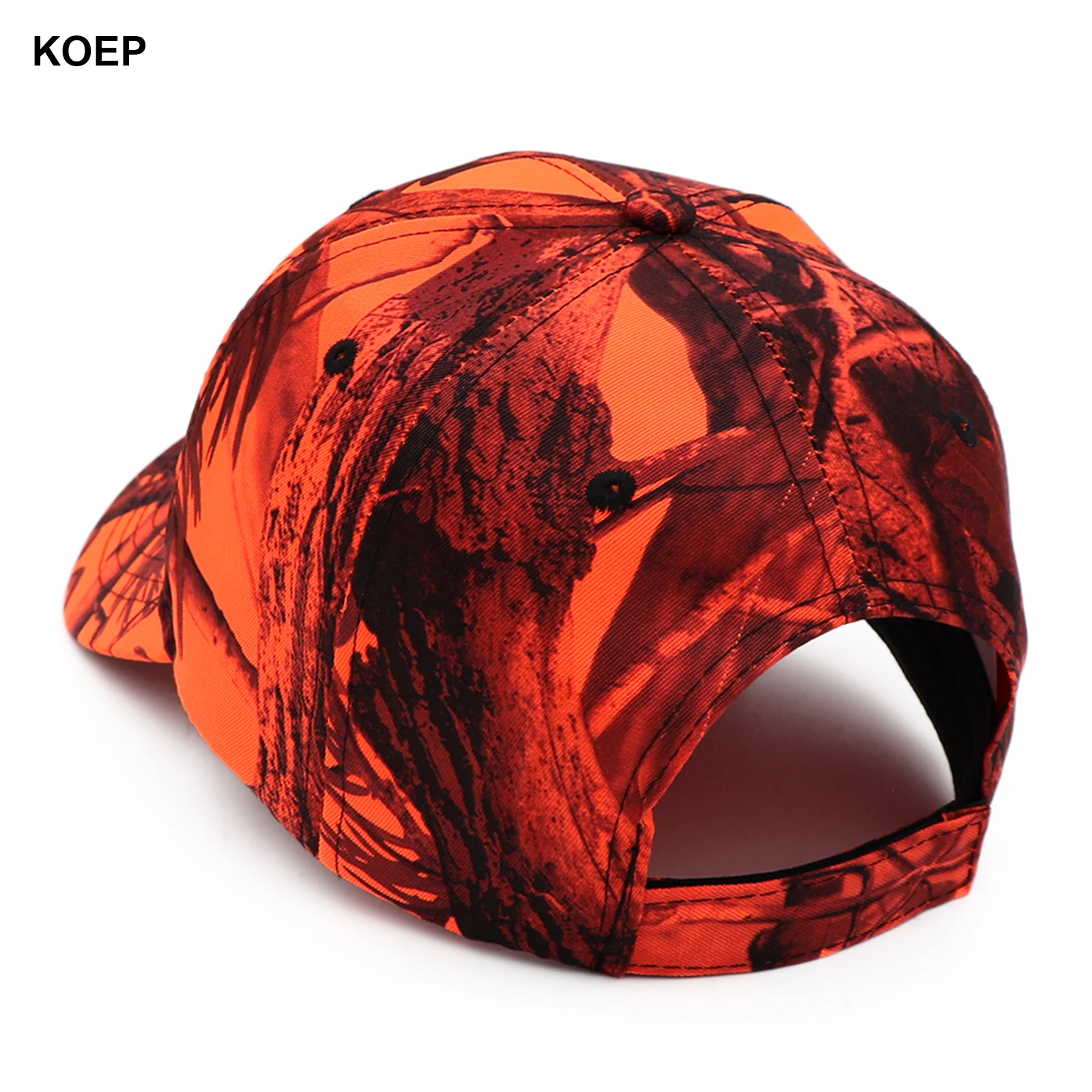 KOEP Jungle Tree Orange Camouflage Cotton Dad Snapback Hat Outdoor Fishing Baseball Cap Hunting Hat KBRT5 5