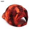 KOEP Jungle Tree Orange Camouflage Cotton Dad Snapback Hat Outdoor Fishing Baseball Cap Hunting Hat KBRT5 5