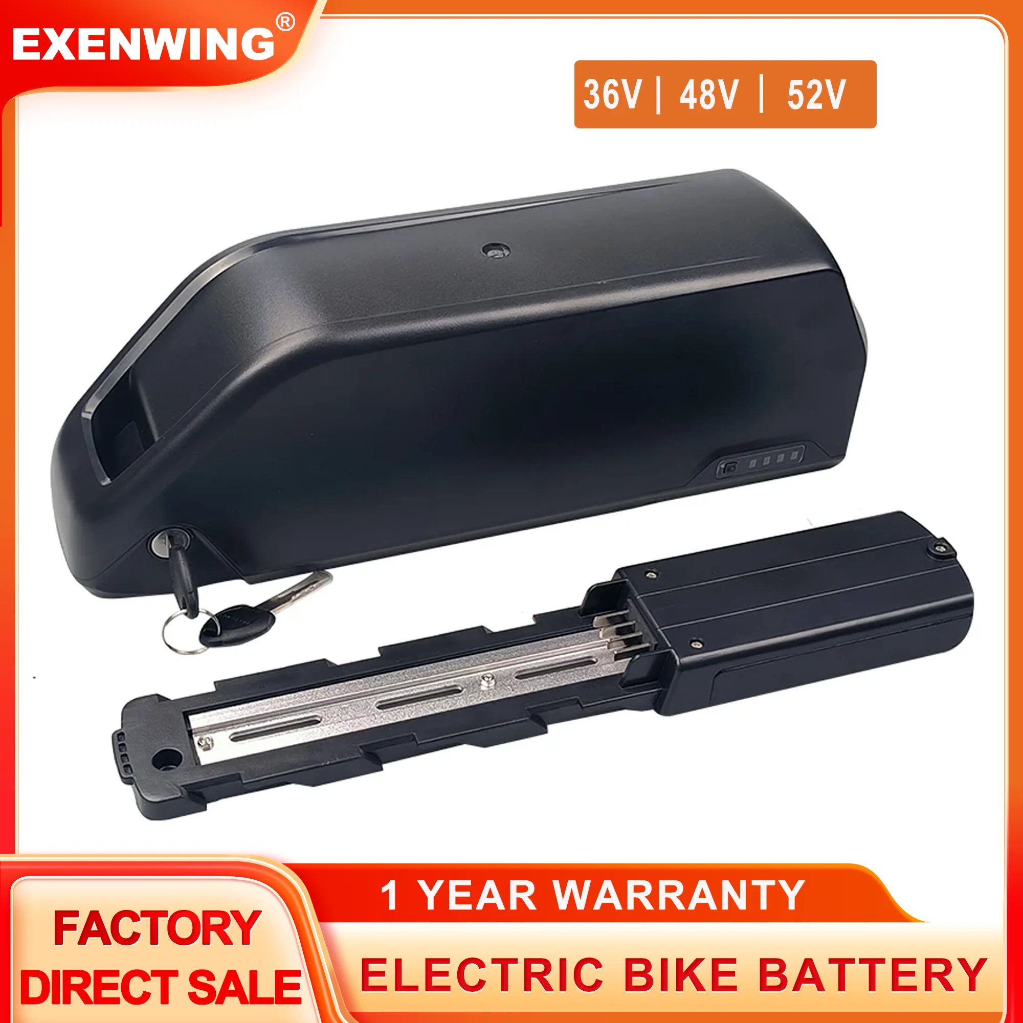 

Ebike Battery Pack 36V 48V 52Volt 20Ah 30Ah Electric Bike 21700 Lithium ion Batteries for 500W 750W 1000W 1500W Electric Bicycle