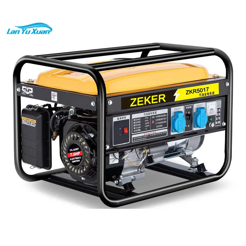 

3,5 кВт бензиновый двигатель, портативный бензиновый генератор, Китай, 2500 3 кВт, резервуар питания, временной воздух