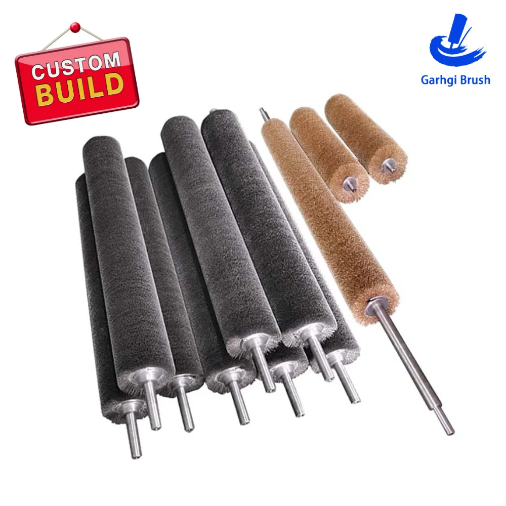 Industrie walzen bürsten Photovoltaik module Rotations reinigungs bürste Nylon rad düse fegen Multifunktion polieren kreisförmig – Detail 14