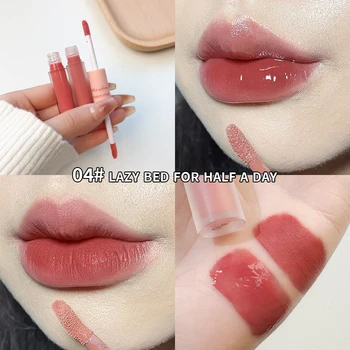 Double End Lip Glaze Full Gloss And Matte Velvet Long Term Color 11