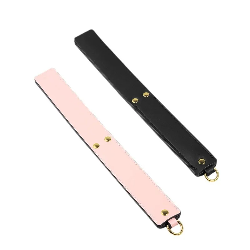 33.5CM 3-layer PU Leather Whip Flogger Paddle for Horse,Handle Equestrian Whips Teaching Training Riding Whips