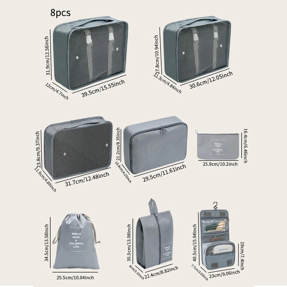Suitcase Storage Bag Portable Organizer Luggage
