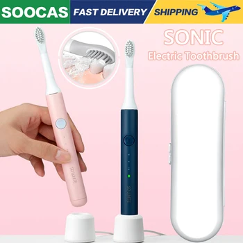 SOOCAS EX3 유핀 소닉 전동 칫솔, 어린이 유도 충전, IXP7 방수 구강 치아 청소 도구