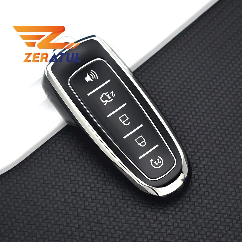 5 Pulsanti Tpu Remote Key Cover Shell Per Ford Flex C-Max Focus Edge Escape Expedition Explorer Taurus Fob Case Portachiavi Protector