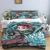 Slayer Demon All Season Twin Bedding Set 3 Piece Comforter Set Bed Duvet Cover  Double King Comforter Cover Home Textile 6