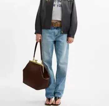 Borsa a Spalla da Donna di Marca, Design Irregolare Raffinato, Borsa a Conchiglia di Lusso, Grande Capacità, Pochette con Chiusura a Clip, Elegante Borsa da Sera
