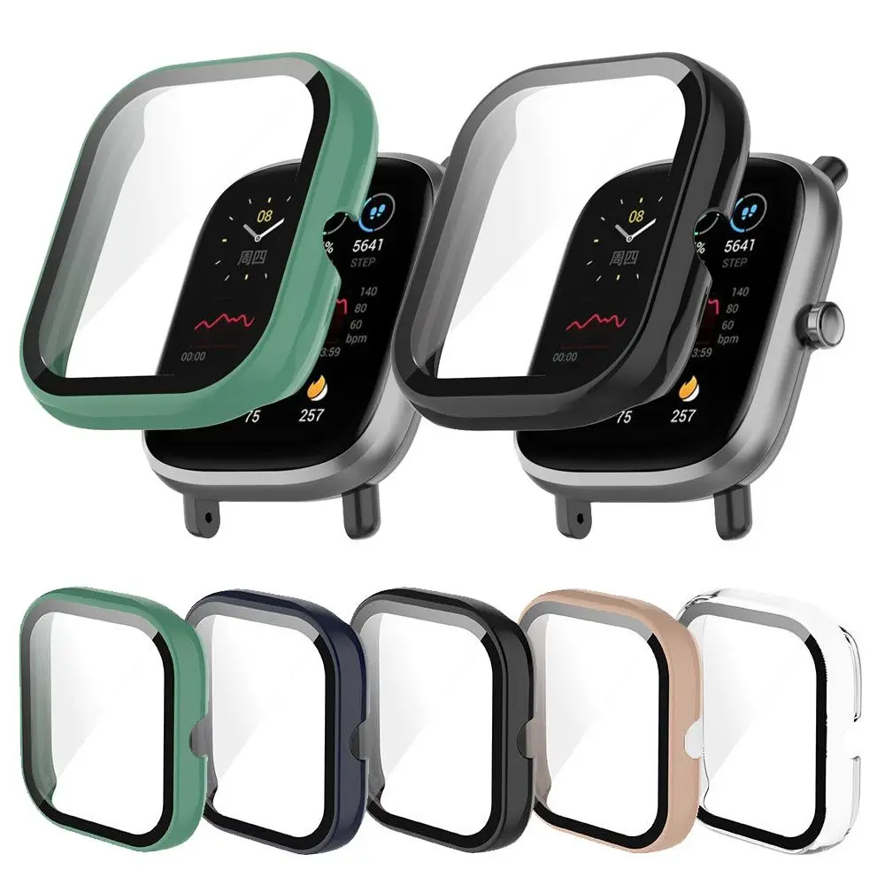 Tempered Glass Protective Bumper Case Cover for Smartwatch Display Protection
