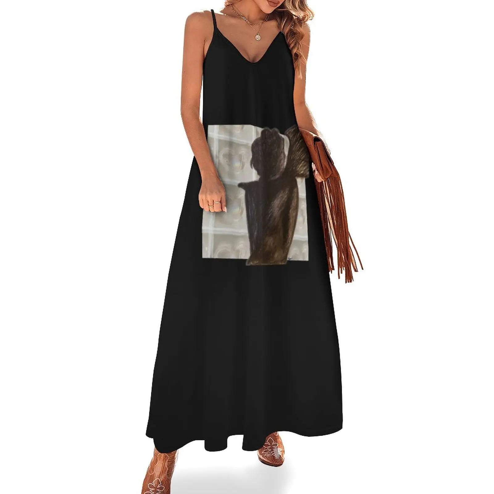 

New Cupid's Back Sleeveless Dress summer clothes Woman dresses