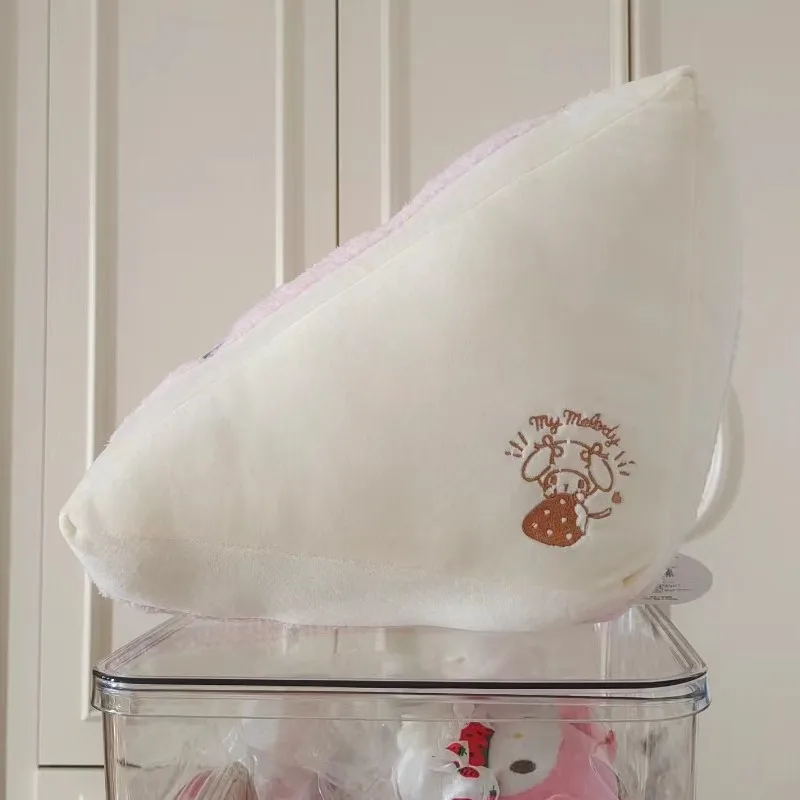 My Melody Sandwich Shape Pillow Sanrio Kuromi Cinnamoroll Fruits Sandwich Cartoon Plush Bolster Toys Home Decor Birthday Gift 6