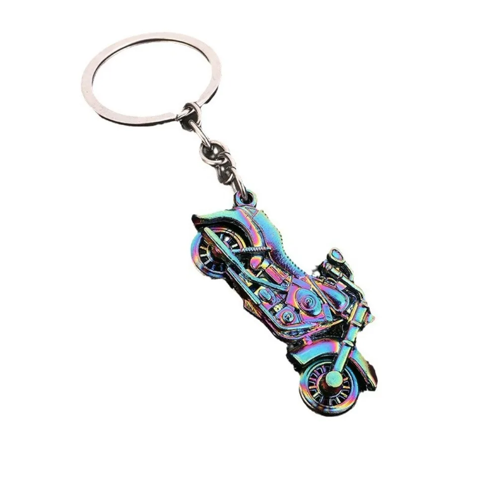 Simulation Motorcycle Mini Motorcycle Model Keyring Motorcycle Zinc Alloy Cute Simulation Car Keychain Mini Pendant transparent badge reel clip oval zinc alloy retractable nurse badge holder students doctor id card holder keychain badge clip