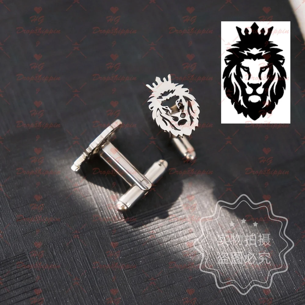 맞춤형 심플 로고 커프스 단추 남성용 개인 맞춤 스테인리스 스틸 회사 로고 링크 남자친구 셔츠 커프스 단추 쥬얼리 선물