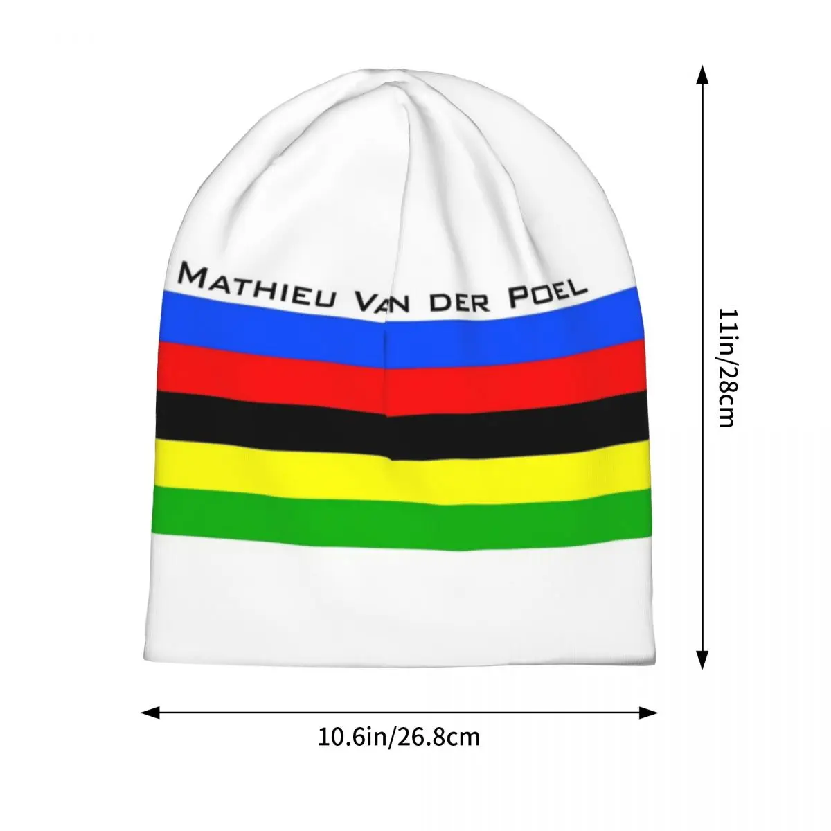 Mathieu Van Der Poel Skullies Beanies Hats Warm Autumn Winter Outdoor Cap Knitted Bonnet Caps for Men Women Adult - 4