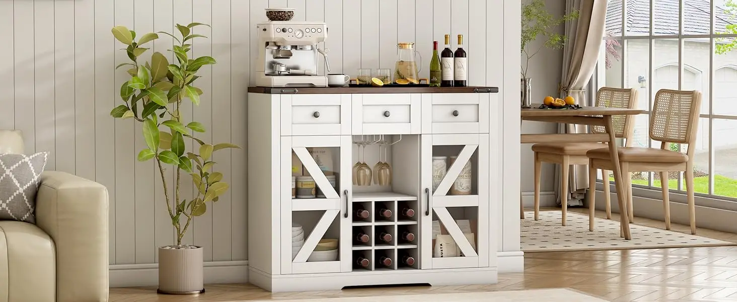 coffee bar cabinet