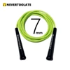 7mm diameter PVC rope 220 gram 3.2 meters 15.5cm long handle heavy skip jump skipping roep fitness NEVERTOOLATE GOOD QUALITY 5