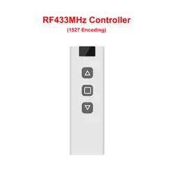 Smart WiFi RF433 Curtain Switch Module for Electric Roller Shutter Blind Motors (RF433 Remote)
