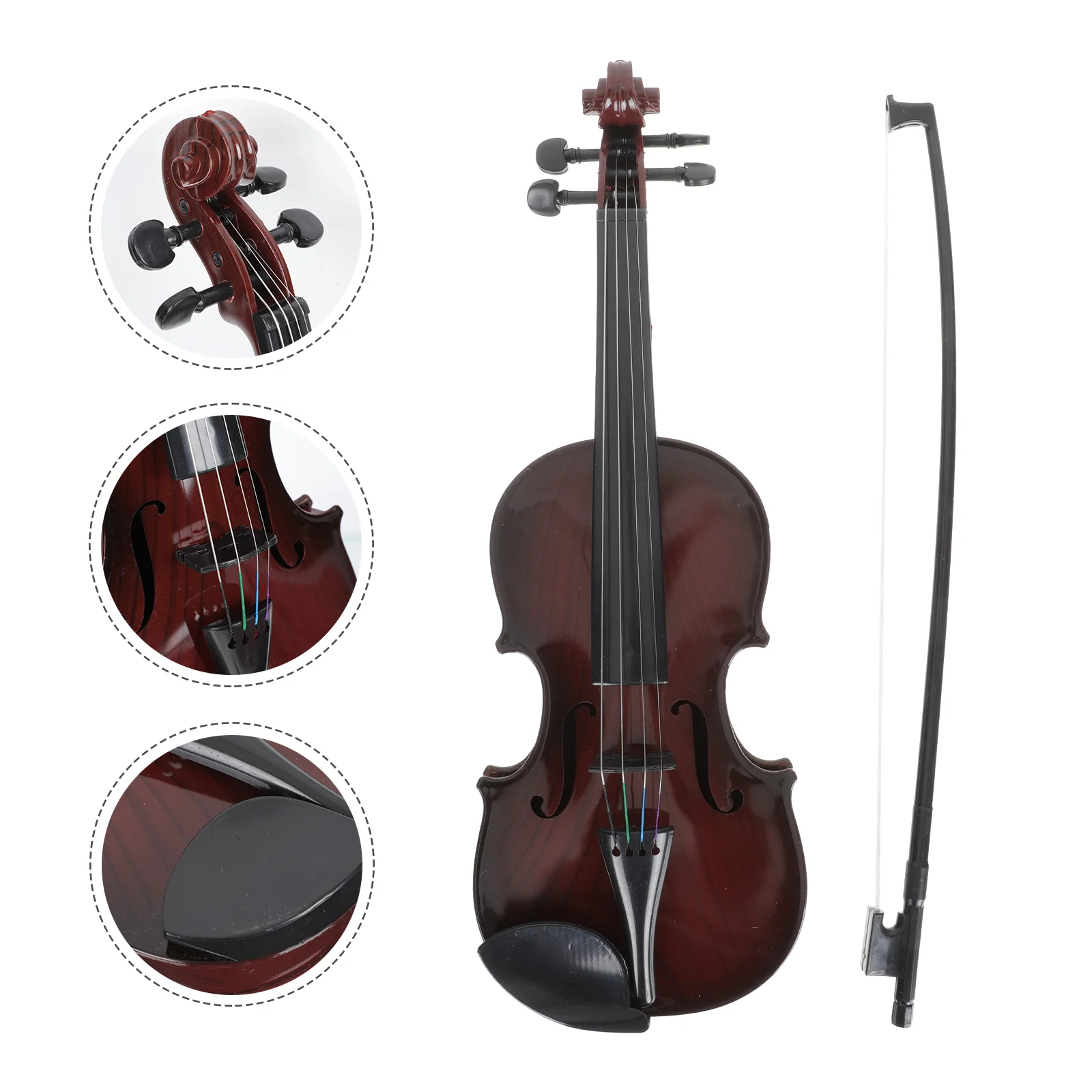 Violin musical toy model instrument kids display ukulele acoustic