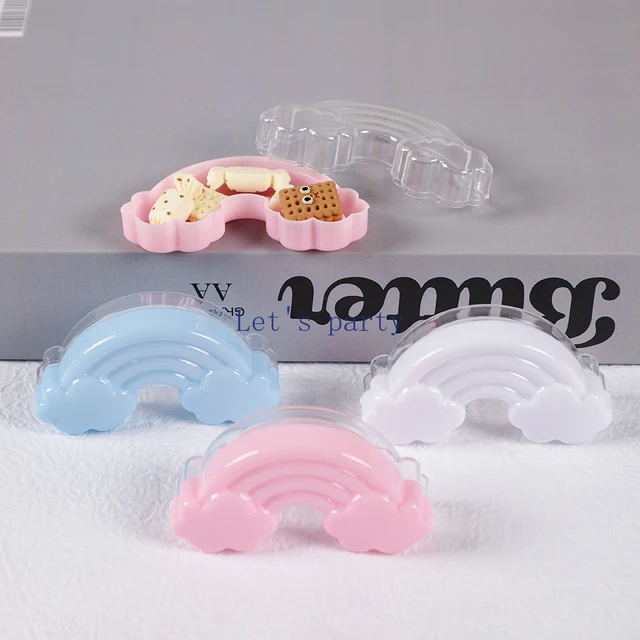 Scatoline Regalo Arcobaleno - 24 Pezzi Con Manici Per Feste, Compleanni E Baby Shower