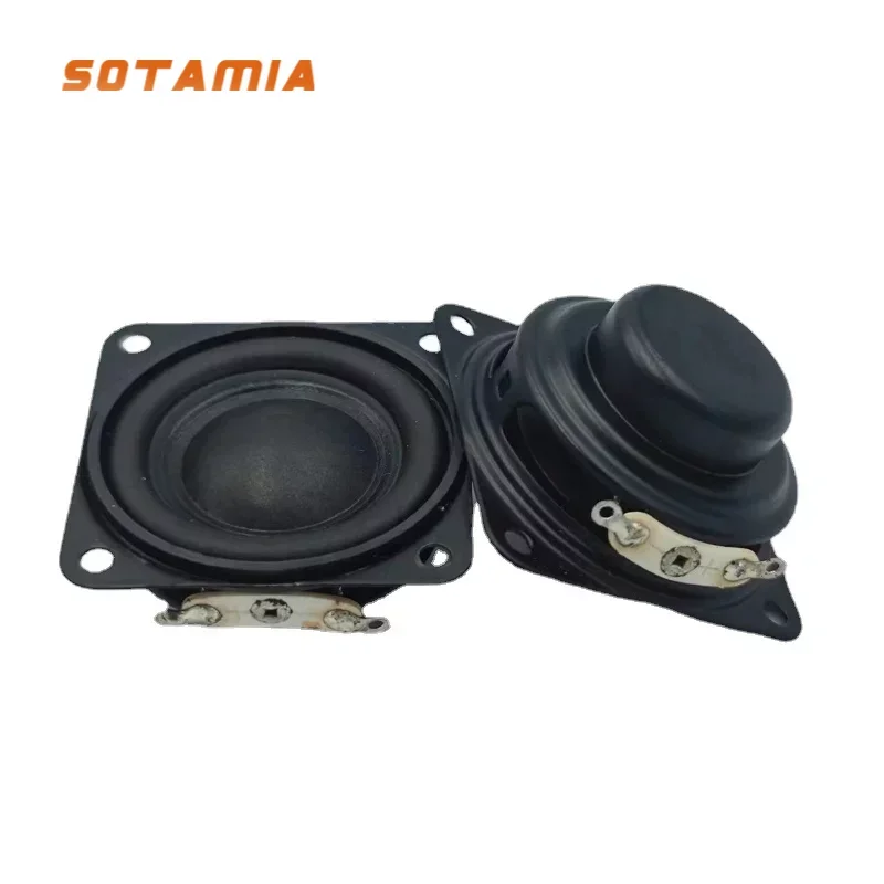 

SOTAMIA 2Pcs 1.5 Inch Full Range Speaker 40MM 4 Ohm 10W Mini Portable Audio Speaker Super Bass DIY Multimedia Music Loudspeaker
