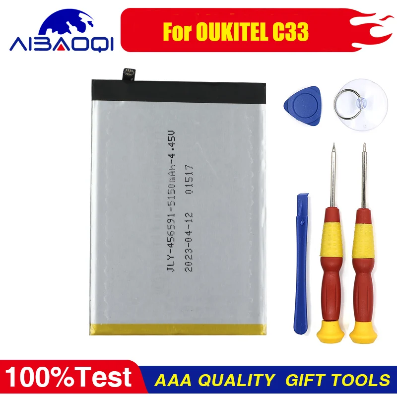 

Brand New Original For Oukitel C33 Mobile Phone Battery High Capacity 5150mAh Replacement Batteries
