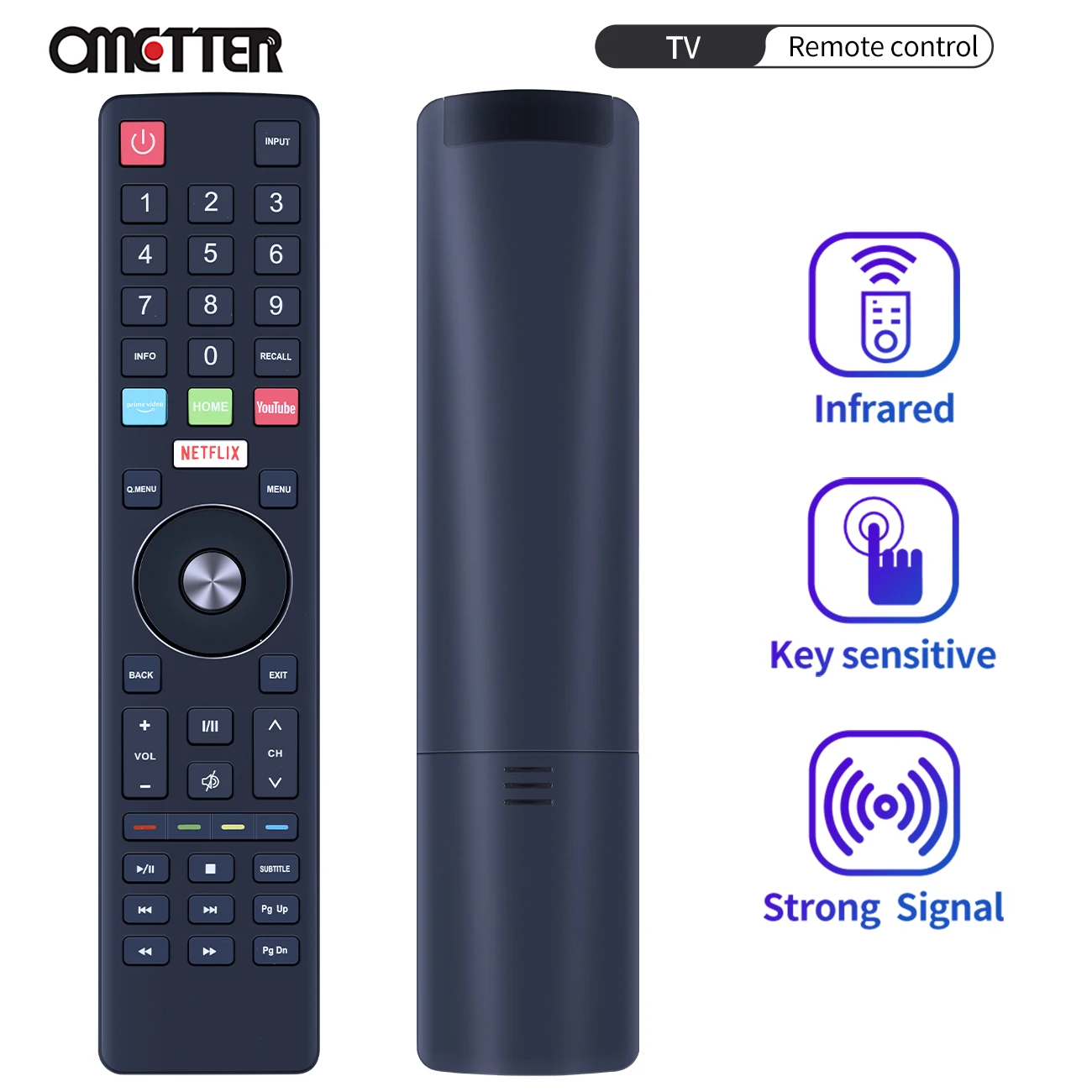 

New for JVC LT-55N6105A Smart LCD TV Remote Control