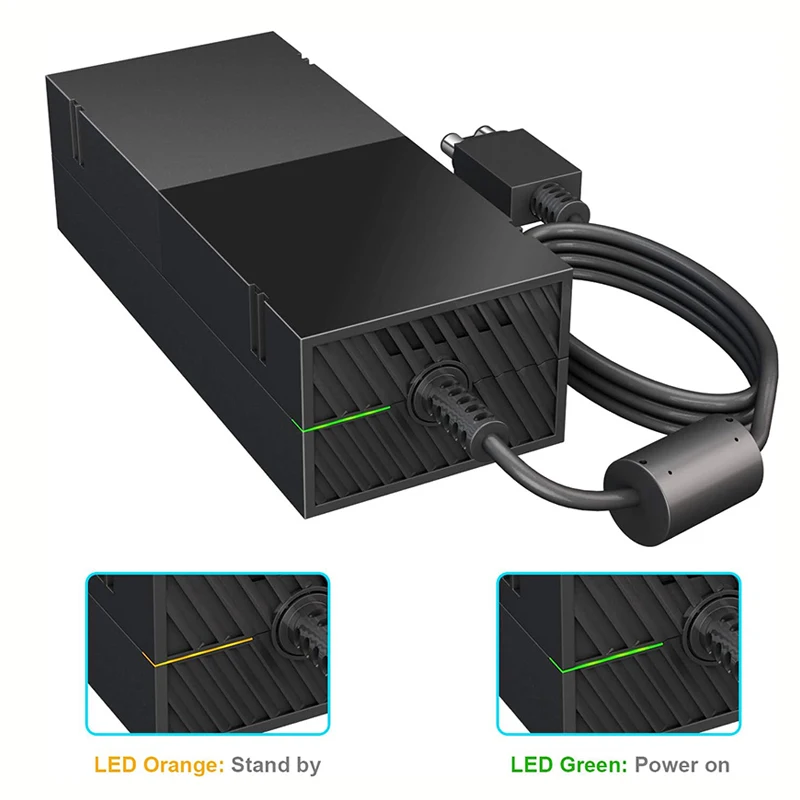 Xbox One Power Supply AC Adapter Replacement Charger 12V 10A With Cable 100-240V Power Adaptor For Xbox one