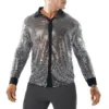 Mens Long Sleeved Performance Wear Sequin Shirt Long Sleeved Lapel 70s Disco Party Wear Trend Long Sleeved Harajuku Streetwear 3