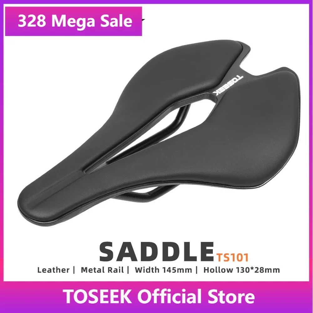 

TOSEEK Racing Bicycle Saddle Training Grade Man Road Tt Time Trial Triathlon Bike lightweight Cushion Seat Mtb Saddle 7*7 Rail