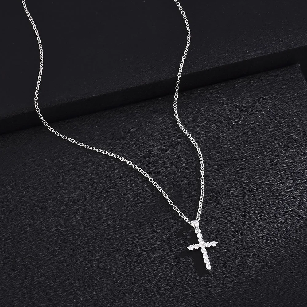 Новинка 2021 Стильное женское ожерелье с подвеской в форме сердца Креста и