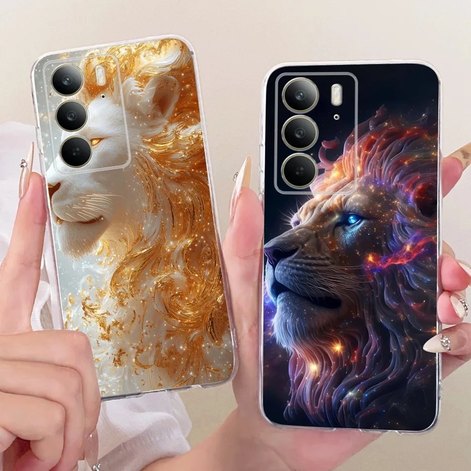 Dragon Tiger Painted Soft Slim Phone Case - Cool Design Cover