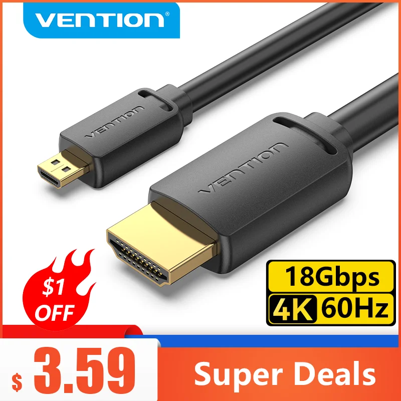 Mini Hdmi Vention | Cord Hdmi Mini Micro Cable Hdmi Micro H - Micro Hdmi - Aliexpress