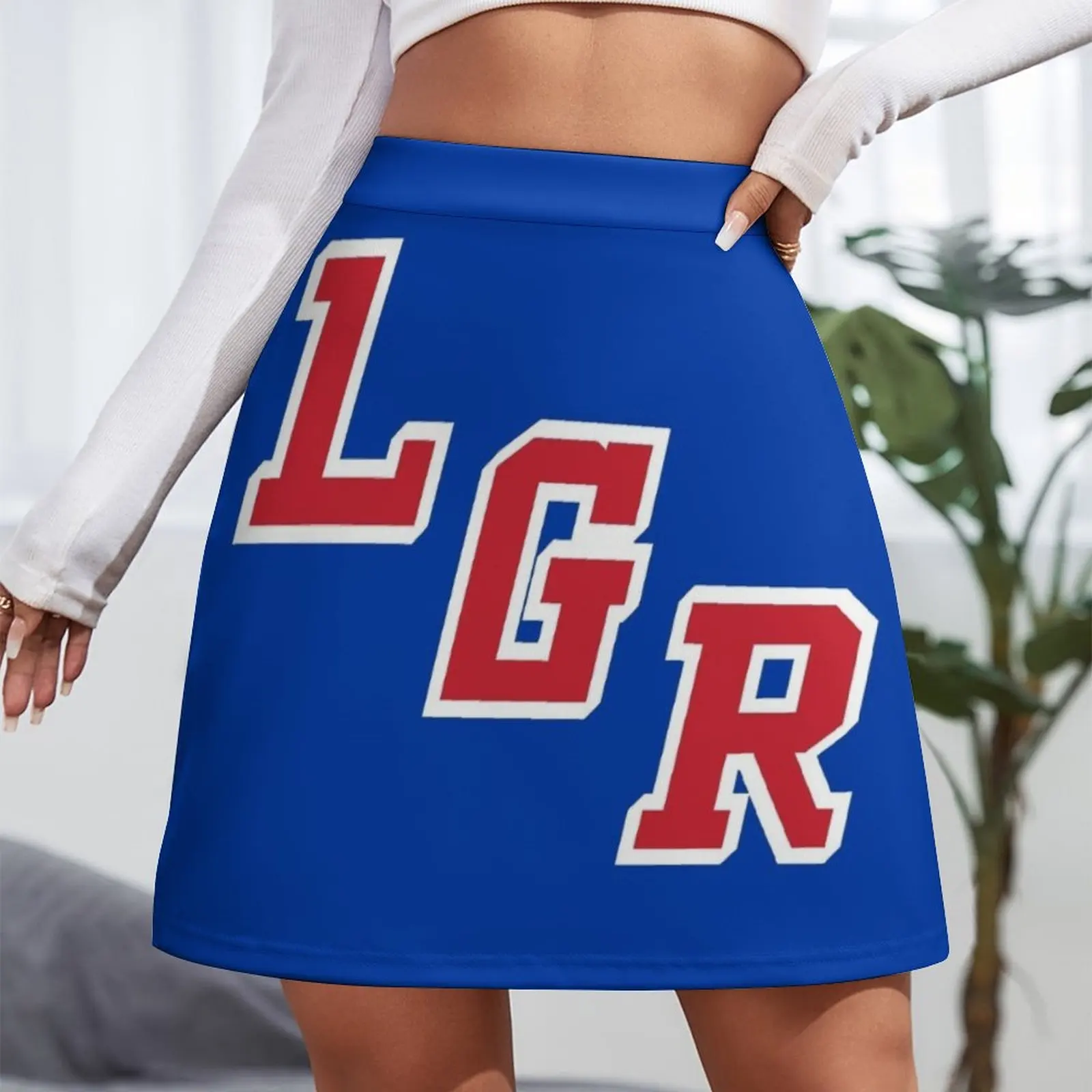 LGR - Blue Mini Skirt skirt skirt Woman short