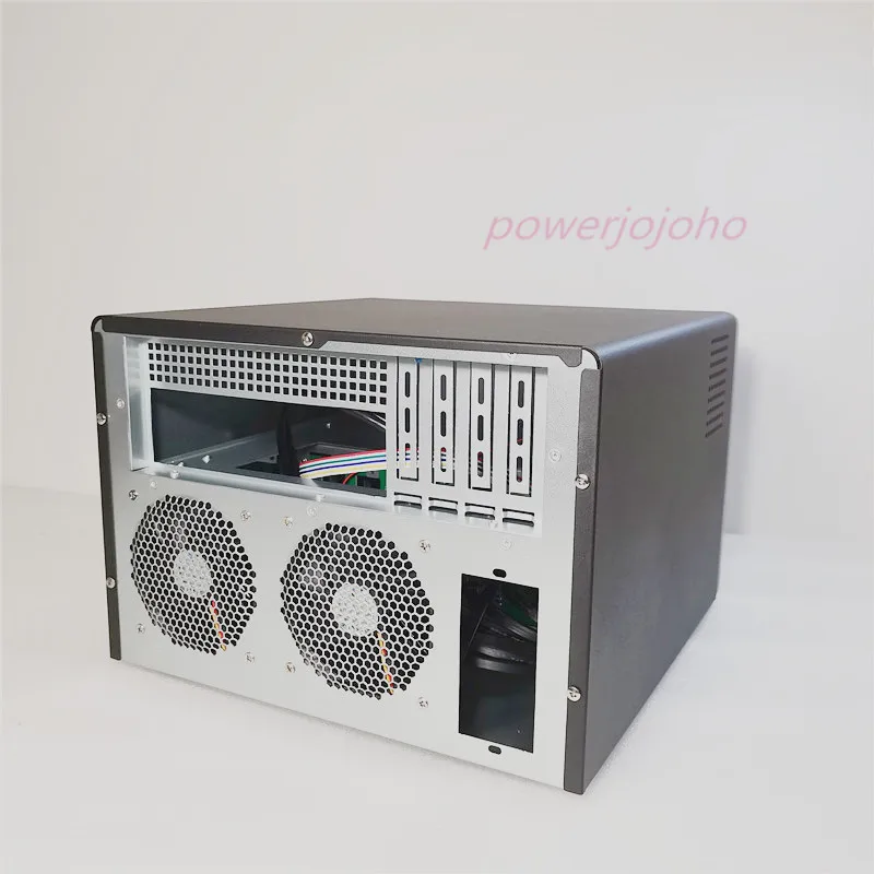 new office home storage hot-swap Server chassis IPFS 8bays NAS case 6GB sata backplane USB3.0 support matx motherboard