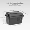 Outdoor Tissue Case Desktop Napkin Paper Storage Box Portable 1.1L Camping Picnic Seasoning Bottle Organizer Sundries Bucket 6