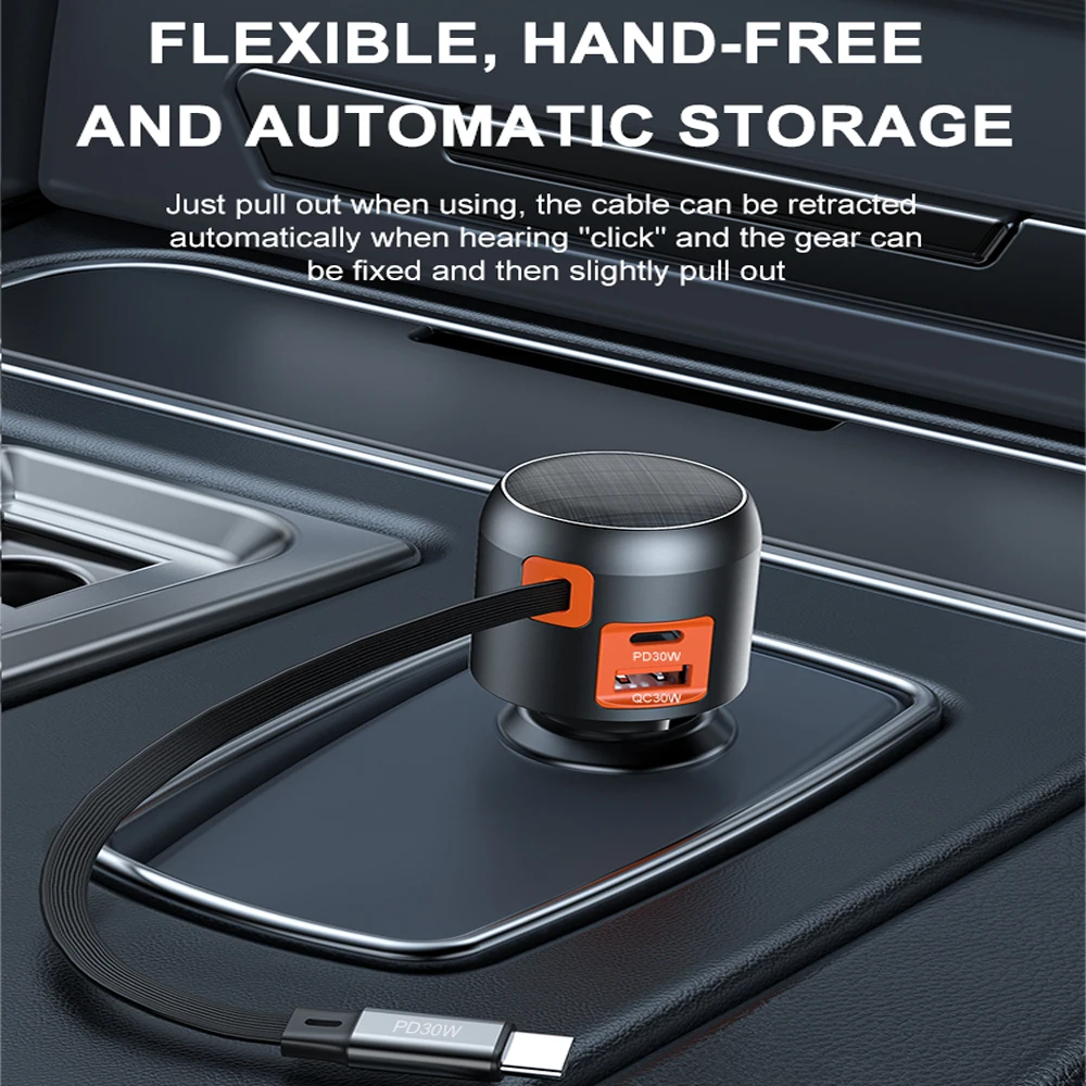 Fast Charging 3 in 1 USB Car Charger for Phones and Devices