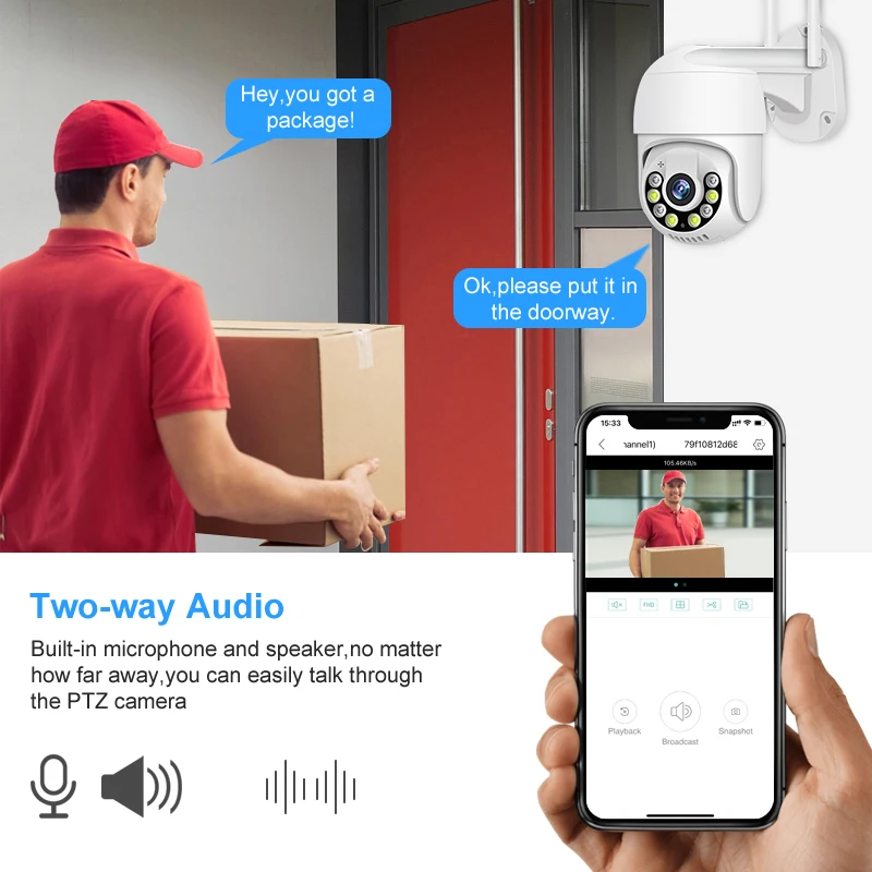 Security Camera Smart Outdoor Camera Smar Wireless 3/5MP Camera System Waterproof Wifi Security 8CH NVR Two Way Audio Face Detec Color Night Vision PTZ Xmeye ICsee