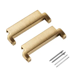 Versatile Quick Release Watchband Adapter with Metal Connectors - 1 Pair - 22mm - 22mm (Gold)
